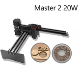 20W Desktop CO2 Laser Engraver for Wood Metal Leather Acrylic Supports AI Format