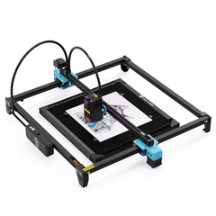 TTS-20PRO 20W High-Speed Diode Laser Engraving Cutting Machine Multifunctional Gantry Type for Crystal Rubber Wood Plywood
