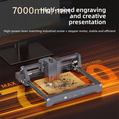 K15 Compact Desktop Laser Engraving Machine - Red and Blue Light/ Equipped with Camera