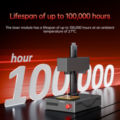 Small automatic laser engraving machine for metal, fiber, and plastic marking