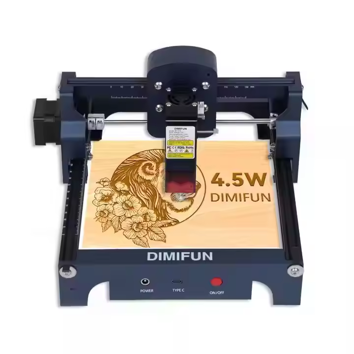 Multifunctional 4.5W 3D Diode Laser Engraving Machine