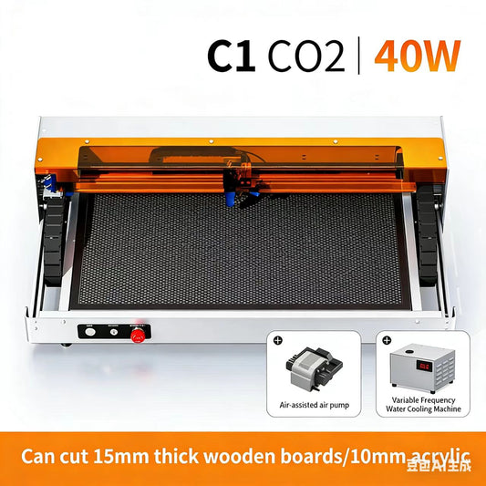 CO2 High-Accuracy CNC Large-area Cutting Engraving Machine Water Cooling for Transparent Acrylic Fabric Leather Wood Board PVC