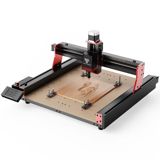 TTC450Pro CNC plasta reliefo metaltranĉa gravuraĵo lasera numera kontrolo lignoprilabora gravurmaŝino 