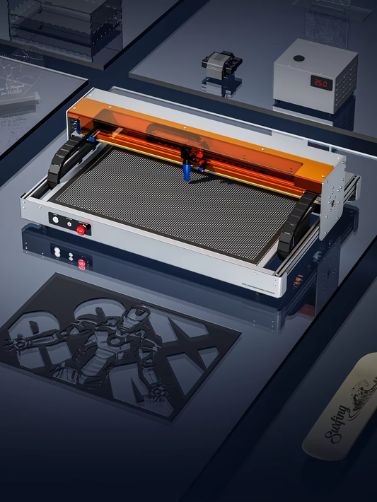 CO2 High-Accuracy CNC Large-area Cutting Engraving Machine Water Cooling for Transparent Acrylic Fabric Leather Wood Board PVC