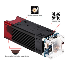 450nm 20W 40W Home Use Focal Fixed Fiber Laser Module Compressed Spot Technology Laser Head Set Cutting Tool