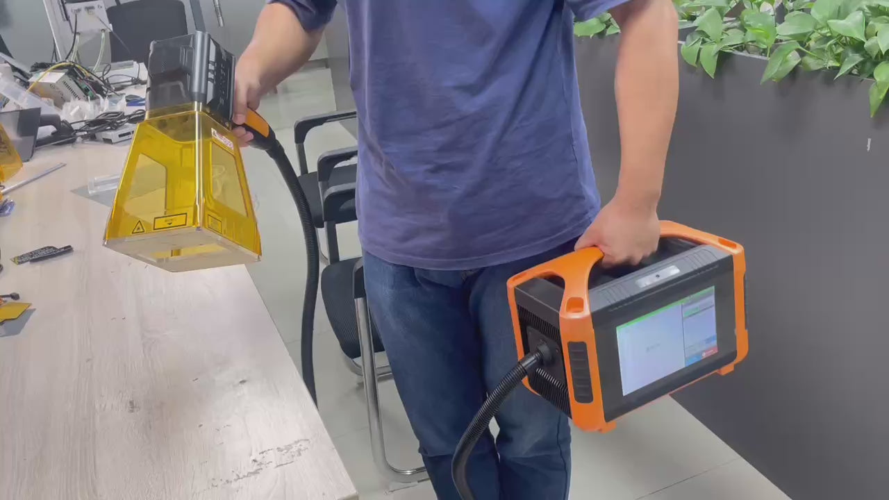ENJOYBONG-Portable Handheld Fiber Laser Marking Machine  for Metal Plastic Engraving